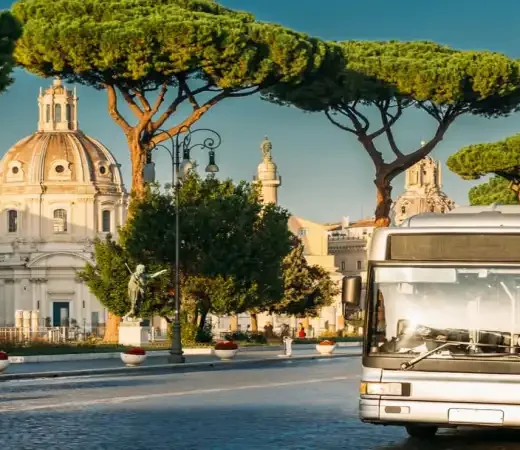 Autobuses en Roma