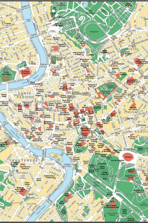 Mapa de Roma