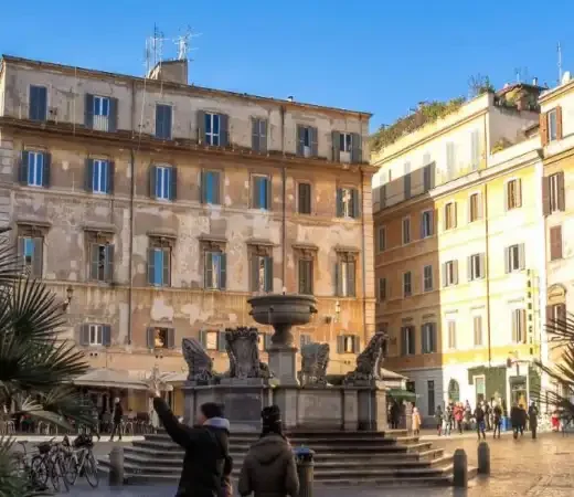 Plaza de Santa María en Trastevere