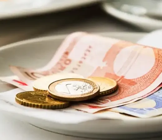 propinas en Roma, Italia