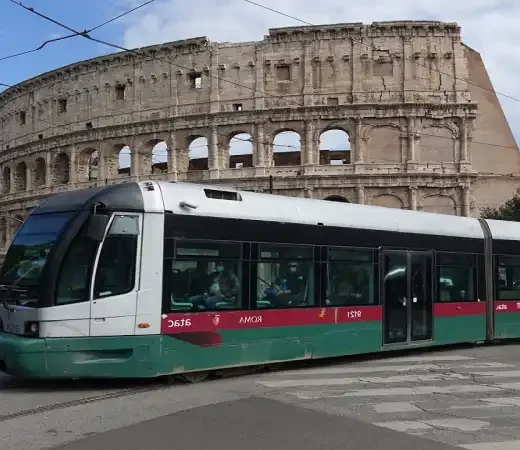 Tranvías en Roma